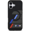 BMW M Iml Metal Buttons Tricolor Lines Magsafe Case For Iphone 17 Black - (BMHMP17S25HTTRIK)