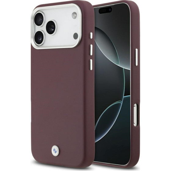 BMW Sign Full Wrapped Metal Magsafe Case For Iphone 17 Pro Max Red - (BMHMP17X23PUFWR)