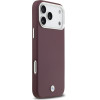 BMW Sign Full Wrapped Metal Magsafe Case For Iphone 17 Pro Max Red - (BMHMP17X23PUFWR)