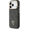 Guess Case 4G Pu Triangle Logo & Stand Camera Magsafe For Iphone 17 Pro Black - (GUHMP17LPCS4GPTK)