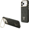 Guess Case 4G Pu Triangle Logo & Stand Camera Magsafe For Iphone 17 Pro Max Black - (GUHMP17XPCS4GPTK)