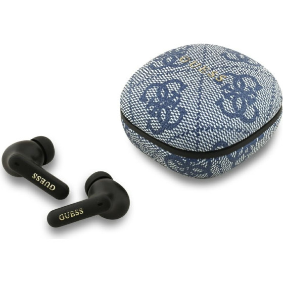 Guess Earphones Tws Enc 4G Classic Metal Logo Blue - (GUTWST3P4EGB)