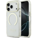 Guess Metal Outline Magsafe Case For Iphone 17 Pro Gold - (GUHMP17LHTRMD)