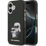 Karl Lagerfeld Iml Aquarelle Karl & Choupette & Logo Magsafe Case For Iphone 17 Black - (KLHMP17SHMKCAQOK)