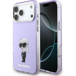 Karl Lagerfeld Iml Aquarelle Karl & Choupette & Logo Magsafe Case For Iphone 17 Pro Max Purple - (KLHMP17XHMKIAQOU)