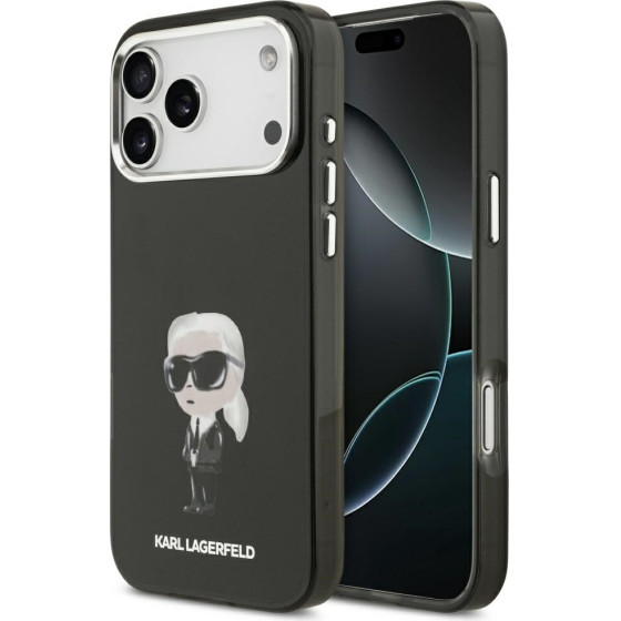 Karl Lagerfeld Iml Aquarelle Karl & Logo Magsafe Case For Iphone 17 Pro Max Black - (KLHMP17XHMKIAQOK)