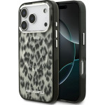 Karl Lagerfeld Iml Leopard Pattern Magsafe Case For Iphone 17 Pro Brown - (KLHMP17LHDLEOICW)