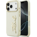 Karl Lagerfeld Karl Script Logo Case For Iphone 17 Pro Beige - (KLHCP17LPSKMGVE)