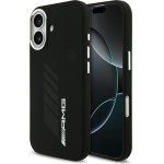 MERCEDES Amg Silicone Oversize Rhombs Magsafe Case For Iphone 17 Black - (AMHMP17S24SORYK)