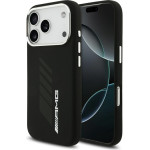 MERCEDES Amg Silicone Oversize Rhombs Magsafe Case For Iphone 17 Pro Black - (AMHMP17L24SORYK)