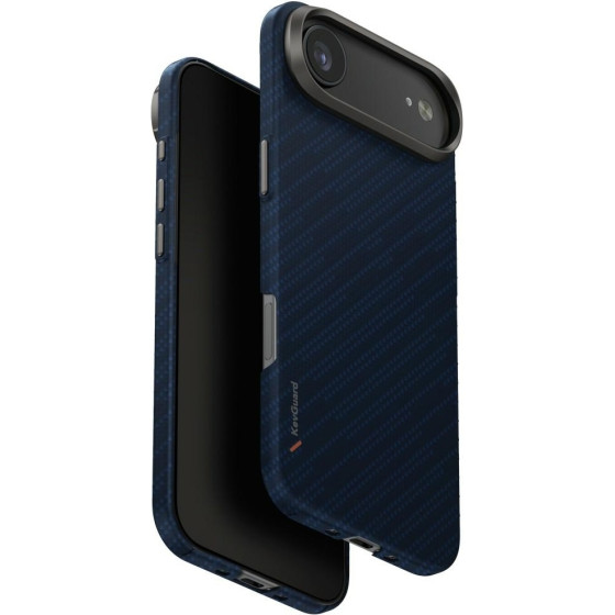 UNIQ Case Keva Edge For Iphone 17 Air Magclick Charging Blue - (UNIQ-IP6.6(2025)-KEVAEDMTBLU)
