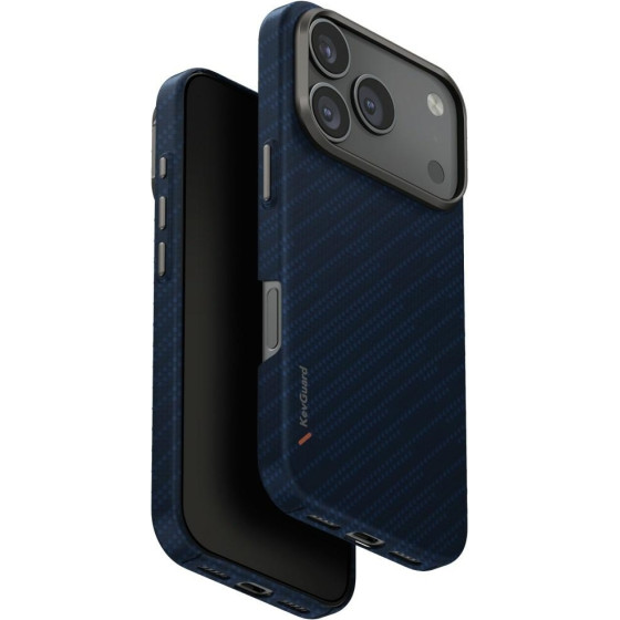 UNIQ Case Keva Edge For Iphone 17 Pro Magclick Charging Blue - (UNIQ-IP6.3P(2025)-KEVAEDMTBLU)