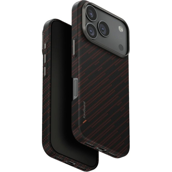 UNIQ Case Keva Edge For Iphone 17 Pro Magclick Charging Orange - (UNIQ-IP6.3P(2025)-KEVAEDMRORG)