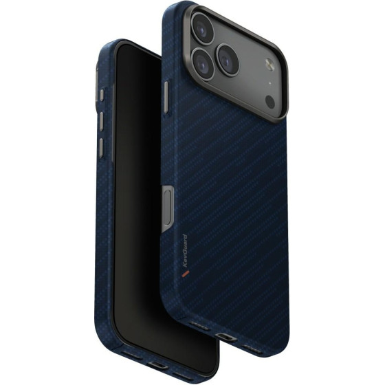 UNIQ Case Keva Edge For Iphone 17 Pro Max Magclick Charging Blue - (UNIQ-IP6.9P(2025)-KEVAEDMTBLU)