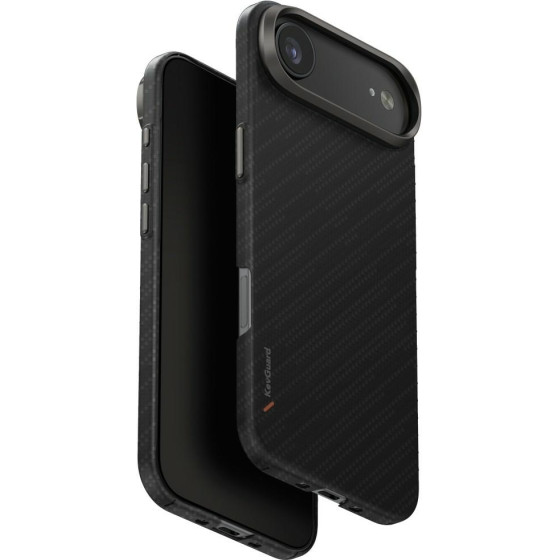 UNIQ Case Keva Edge For Iphone Air Magclick Charging Black - (UNIQ-IP6.6(2025)-KEVAEDMCBLK)