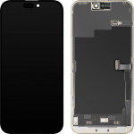 MP Lcd Display Module For Apple Iphone 15 Pro Max, Soft Oled Fhd 120Hz Diagnostic Version, Aftermarket, Black