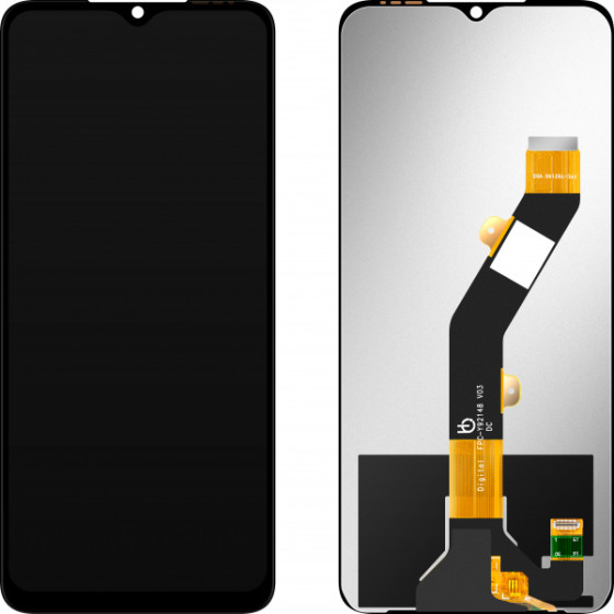 MP Lcd Display Module For Zte Blade A35e, w/o Frame, Aftermarket, Black