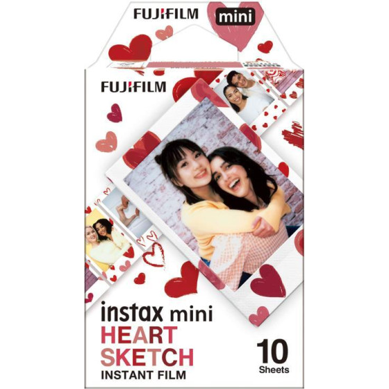 Fujifilm ���� Instax Mini Heart Sketch (10 ���.) - (8720094754109)