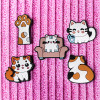 TFO 3D Sticker Cat 5pCs set