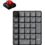 Keychron K0 Max Qmk Wireless Custom Num Pad Mechanical Low Profile Red Switch Rgb Hot-Swap - (K0M-H1)