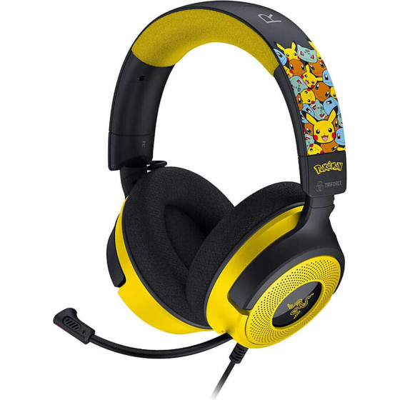 Razer Kraken V4 X - Pokemon Kanto Starters - Usb Rgb 7.1 Gaming Headset - 40 Mm Driver - PC/PS5/PS4 - (RZ04-05180300-R3M1)