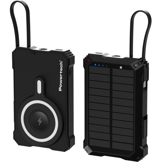Powertech ������ Power Bank �� ������� & ����, 10000mah, Magnetic wireless, 35W, ����� - (PT-1505)