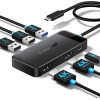 Lemorele TC122 USB-C Hub 6 �� 1 Docking Station �� Dual Hdmi 4K, 3x USB, Pd 100W - Dual Monitor ��� Laptop / Macbook / Surface - (04923)