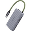 Ugreen ���������� ������ USB-C CM868 2xSd 1xTf 170MBps ���� - (55886)