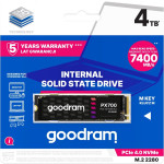 GoodRAM PX700 Ssd Internal Solid State Drive M.2 4.1 Tb Pci Express 4.0 Nvme 3D Nand - (SSDPR-PX700-04T-80)