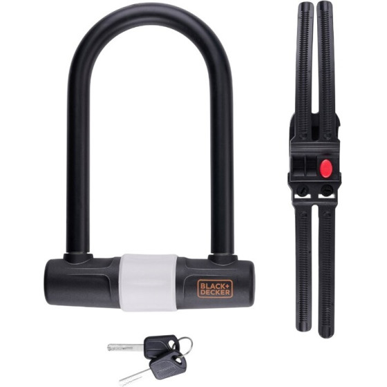 Black And Decker Black&Decker - Bicycle Lock / U-Lock 14x25 Cm - (871125223388)