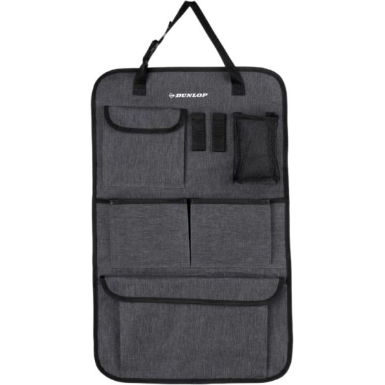 Dunlop - Car Back Seat Organizer 65x41 Cm (Grey) - (871125234628)