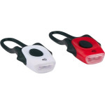 Dunlop - Set Of Silicone Bicycle Lights Front And Rear Led - (871125225545)