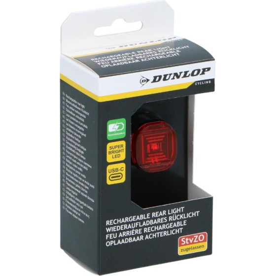 Dunlop - USB-C Rechargeable Led Rear Bike Light K-Mark - (871125233454)
