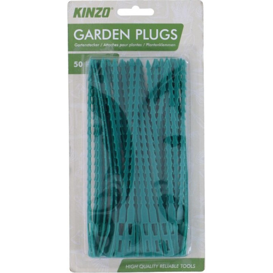 Kinzo - Garden Plant Ties 12x1,2x24 Cm 50 Pcs - (871125227101)