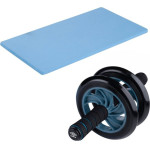 Umbro - Dual-Wheel Ab Roller With Mat (Blue) - (8711252268590_BLUE)