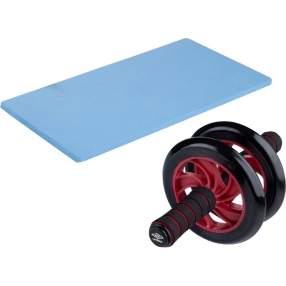 Umbro - Dual-Wheel Ab Roller With Mat (Red) - (8711252268590_RED)