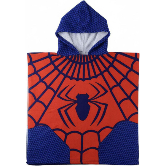 CERDA Marvel Spiderman Microfibre Poncho Beach Towel - (8445484620153)