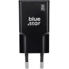 Blue Star Travel Charger Slim Gan 1x Type C + 1x Usb A Pd QC4.0 3A 25W black