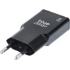 Blue Star Travel Charger Slim Gan 1x Type C + 1x Usb A Pd QC4.0 3A 25W black