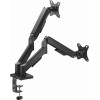 Gembird Adjustable Desk 2-Display Mounting Arm With Usb PORTS, 17''-32'' Black - (MA-DA2U-01)