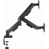 Gembird Adjustable Desk 2-Display Mounting Arm With Usb PORTS, 17''-32'' Black - (MA-DA2U-01)