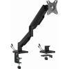 Gembird Adjustable Desk Display Mounting Arm With Usb PORTS, 17''-32'' Black - (MA-DA1U-01)