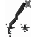 Gembird Adjustable Desk Display Mounting Arm With Usb PORTS, 17''-32'' Black - (MA-DA1U-01)