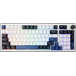 White Shark Mech Us Keyboard Red Switch GK-007251 Excalibur White - (EXCALIBUR-W)
