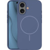TFO Silicone Thin Mag Case For Iphone 16 6,1'' Dark blue