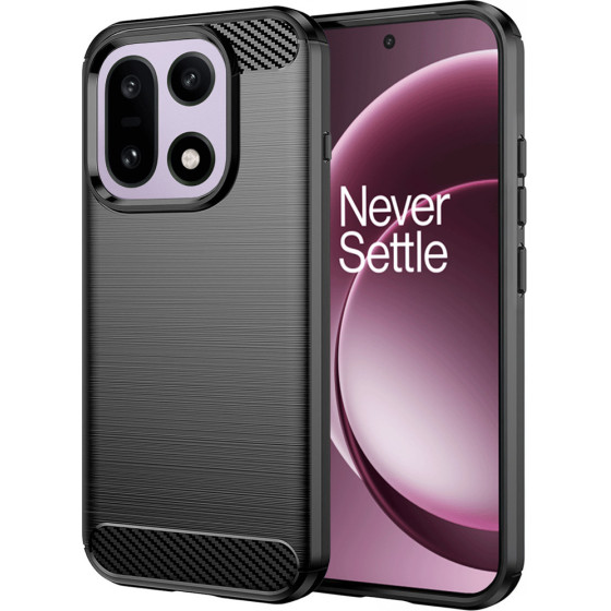 Techsuit - Carbon Silicone - Oneplus 15 - Black