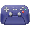 8BItdo Pro 3 Bluetooth Gamepad �� Charging Dock (2.4G/BT/USB) ��� Switch(1&2)/Windows/Android/Apple/Steamos - Purple - (04886)