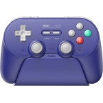 8BItdo Pro 3 Bluetooth Gamepad �� Charging Dock (2.4G/BT/USB) ��� Switch(1&2)/Windows/Android/Apple/Steamos - Purple - (04886)
