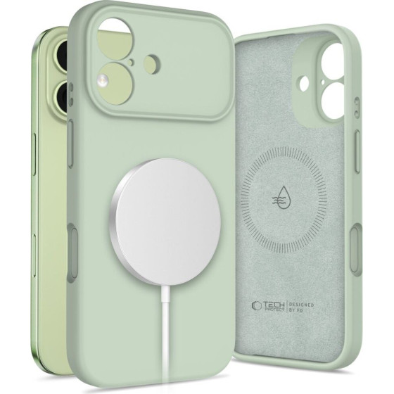 Tech-Protect Silicone Magsafe Iphone 17 SAGE