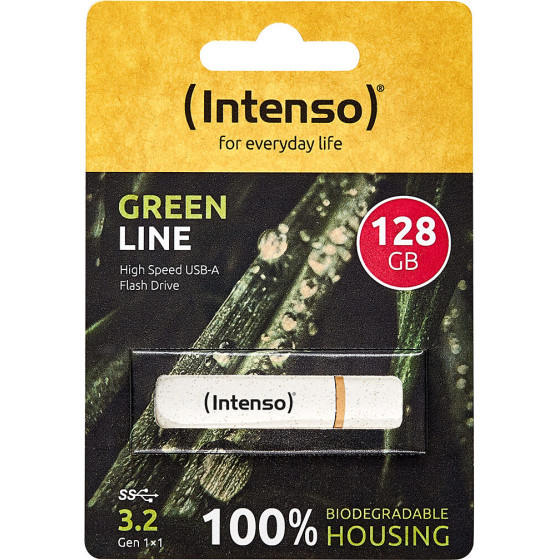 Intenso USB-Stick Usb 3.2, 128 GB, Green Line - - (3540491)